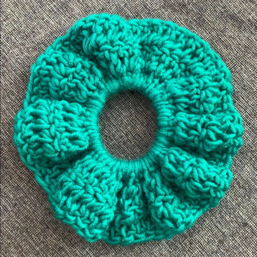 VSCO Girl Crochet Hair Scrunchie